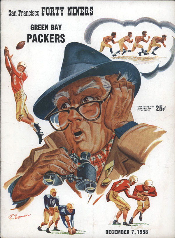 NFL Program: San Francisco 49ers vs. Green Bay Packers (December 7, 1958)