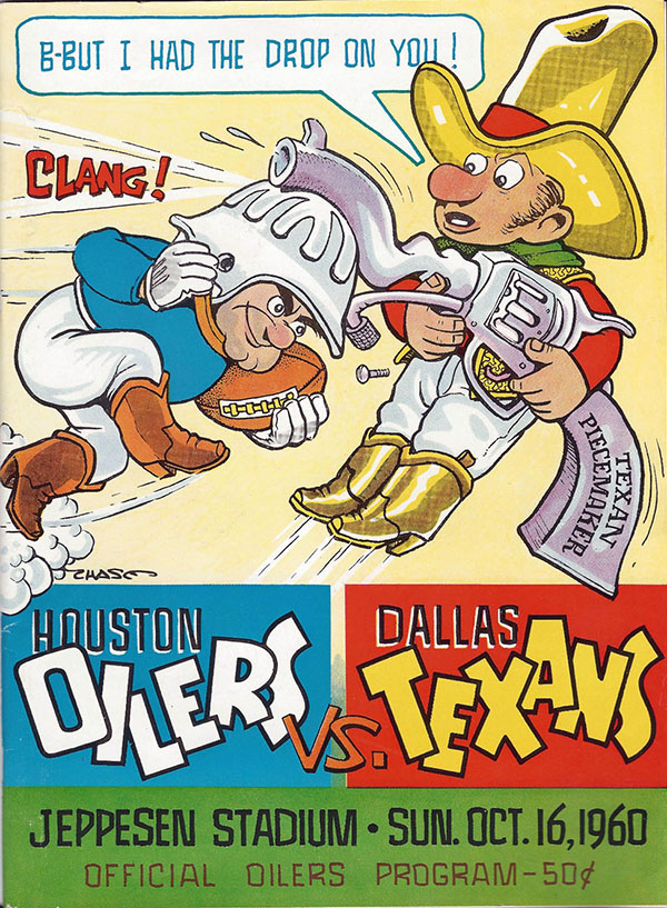 AFL Program: Houston Oilers vs. Dallas Texans (October 16, 1960)