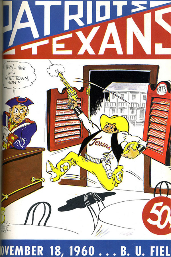AFL Program: Boston Patriots vs. Dallas Texans (November 18, 1960)