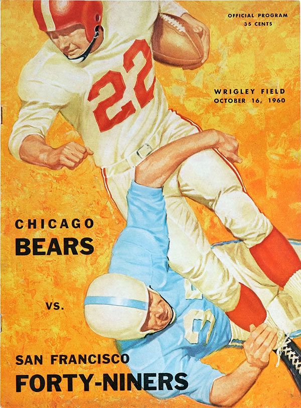 NFL Program: Chicago Bears vs. San Francisco 49ers (October 16, 1960)