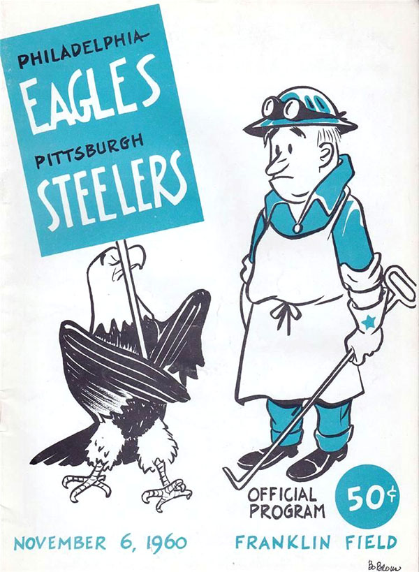 NFL Program: Philadelphia Eagles vs. Pittsburgh Steelers (November 6, 1960)