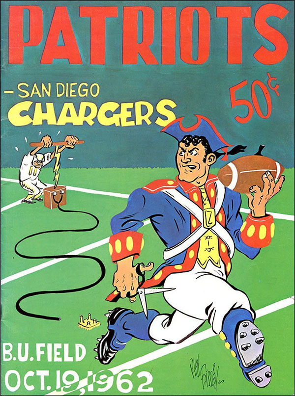 AFL Program: Boston Patriots vs. San Diego Chargers (October 19, 1962)