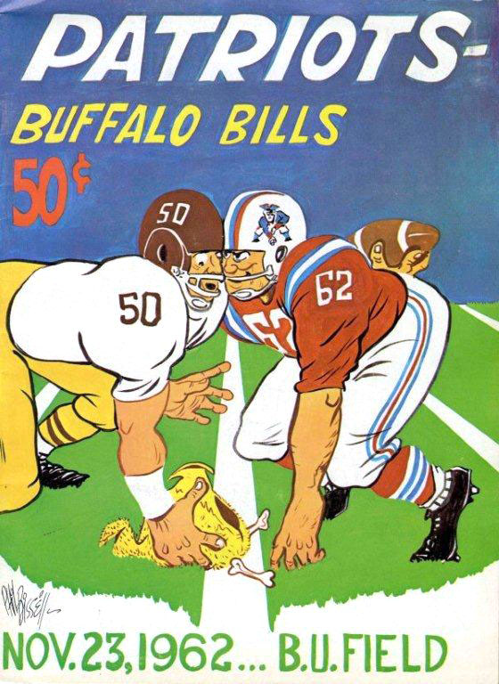 NFL Program: Boston Patriots vs. Buffalo Bills (November 23, 1962)