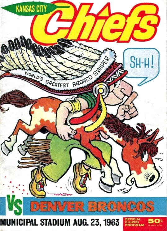 AFL Program: Kansas City Chiefs vs. Denver Broncos (August 23, 1963)