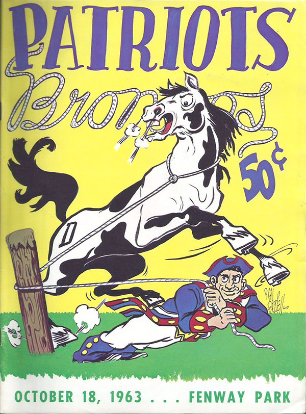 AFL Program: Boston Patriots vs. Denver Broncos (October 18, 1963)