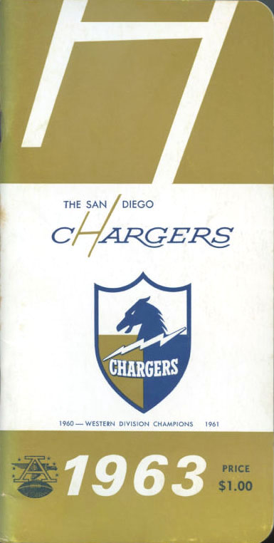 AFL Media Guide: San Diego Chargers (1963)