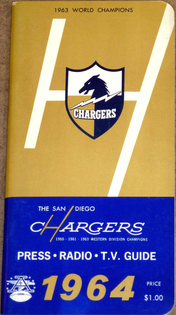 NFL Media Guide: San Diego Chargers (1964)