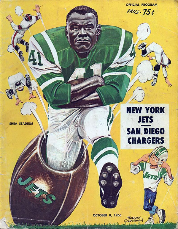 AFL Program: New York Jets vs. San Diego Chargers (October 8, 1966)