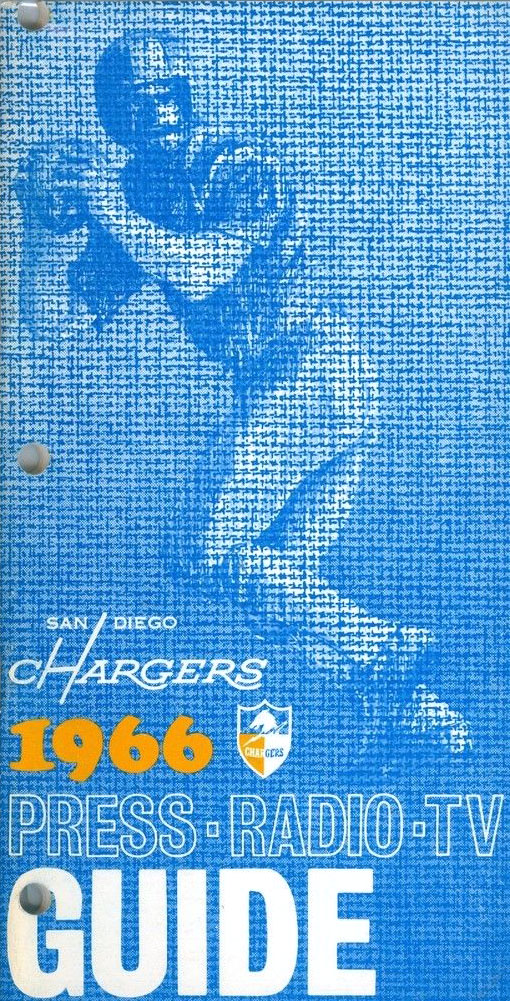 AFL Media Guide: San Diego Chargers (1966)
