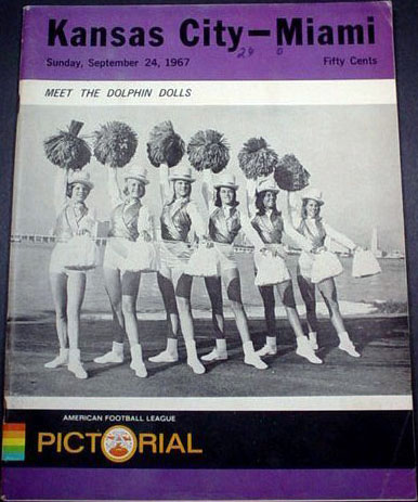 AFL Program: Miami Dolphins vs. Kansas City Chiefs (September 24, 1967)