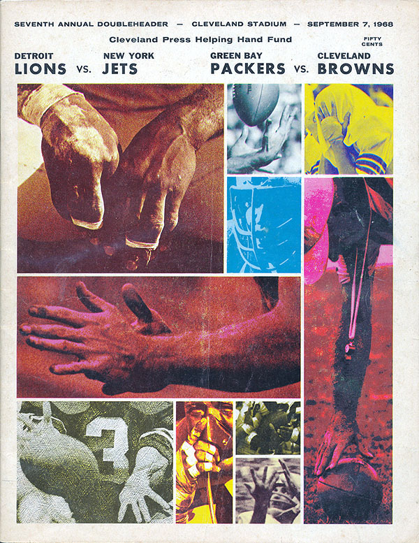 NFL Program: Cleveland Browns vs. Green Bay Packers (September 7, 1968)