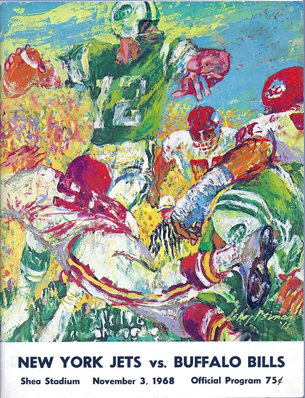 AFL Program: New York Jets vs. Buffalo Bills (November 3, 1968)