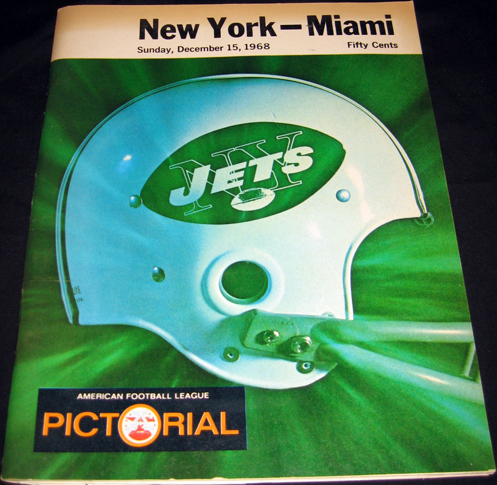AFL Program: Miami Dolphins vs. New York Jets (December 15, 1968)