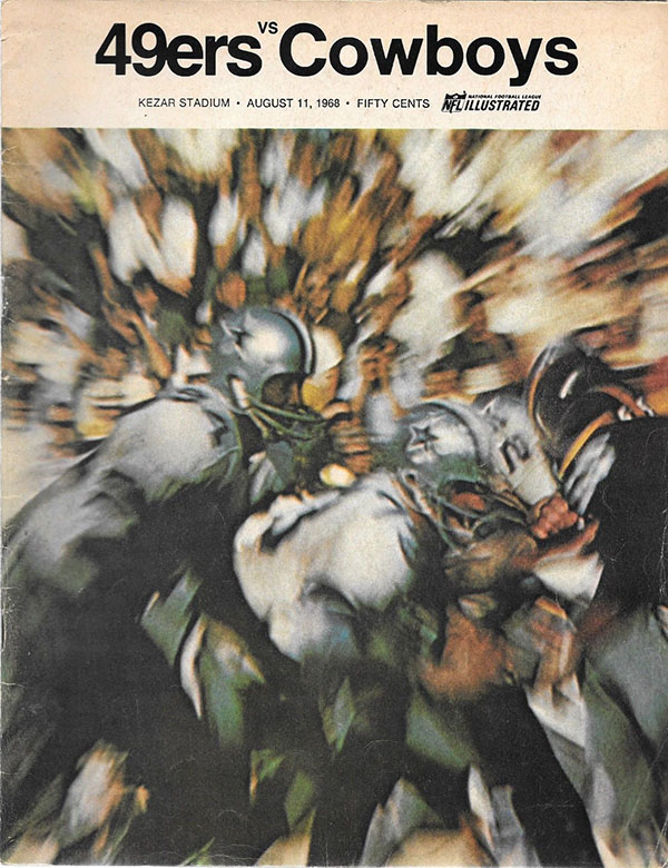 NFL Program: San Francisco 49ers vs. Dallas Cowboys (August 11, 1968)