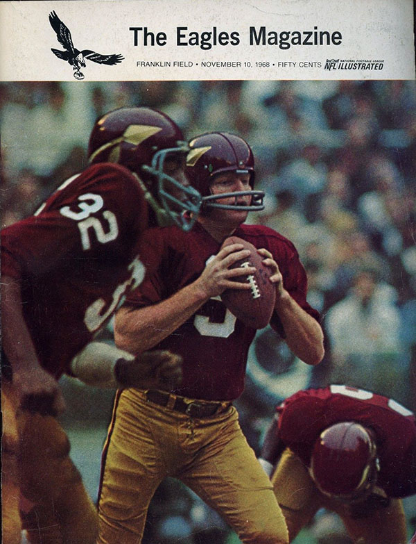 NFL Program: Philadelphia Eagles vs. Washington Redskins (November 10, 1968)