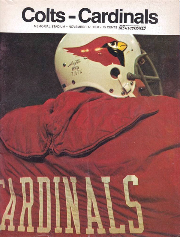 NFL Program: Baltimore Colts vs. St. Louis Cardinals (November 17, 1968)