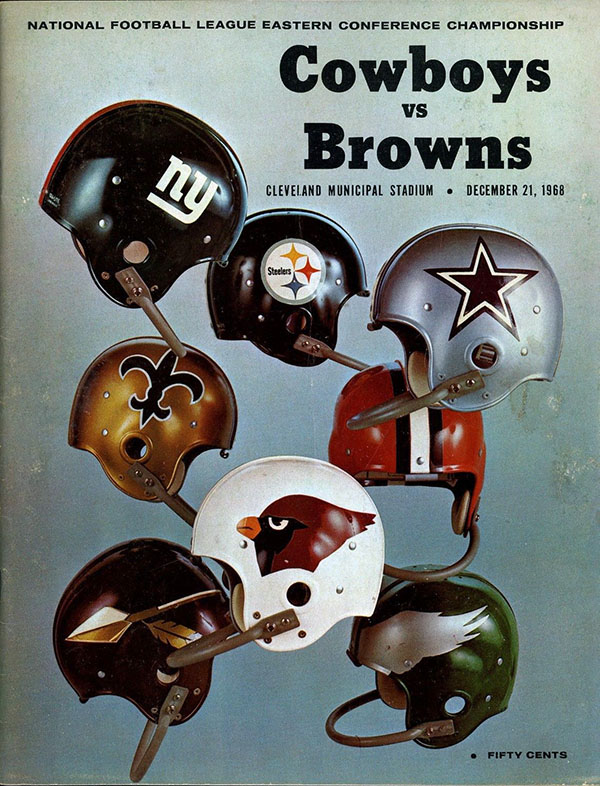 NFL Program: Cleveland Browns vs. Dallas Cowboys (December 21, 1968)
