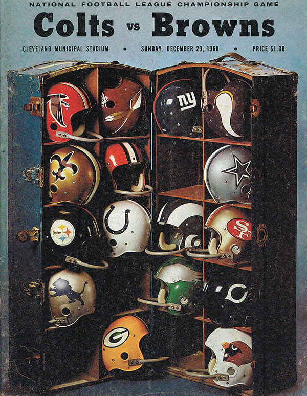 NFL Program: Cleveland Browns vs. Baltimore Colts (December 29, 1968)