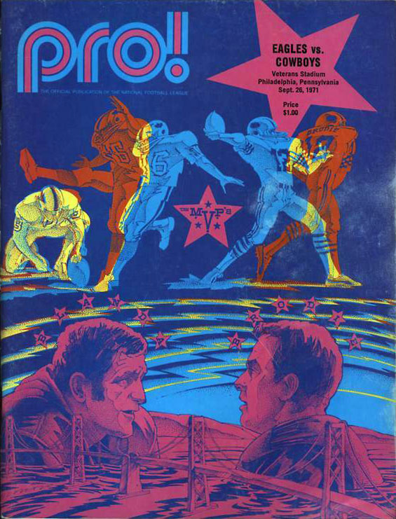 NFL Program: Philadelphia Eagles vs. Dallas Cowboys (September 26, 1971)