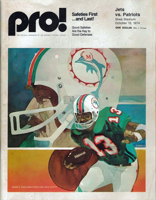 NFL Program: New York Jets vs. New England Patriots (October 13, 1974)