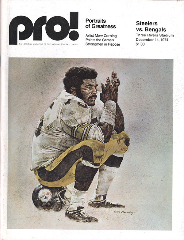 NFL Program: Pittsburgh Steelers vs. Cincinnati Bengals (December 14, 1974)