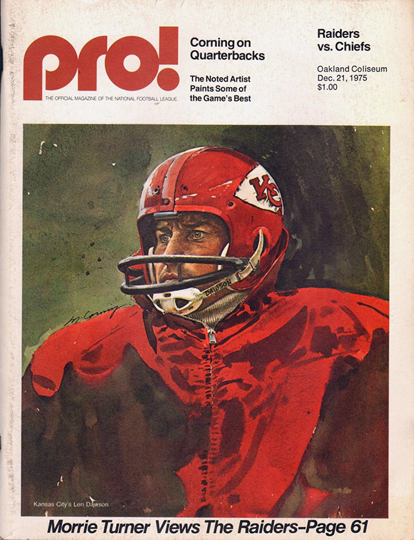 NFL Program: Oakland Raiders vs. Kansas City Chiefs (December 21, 1975)