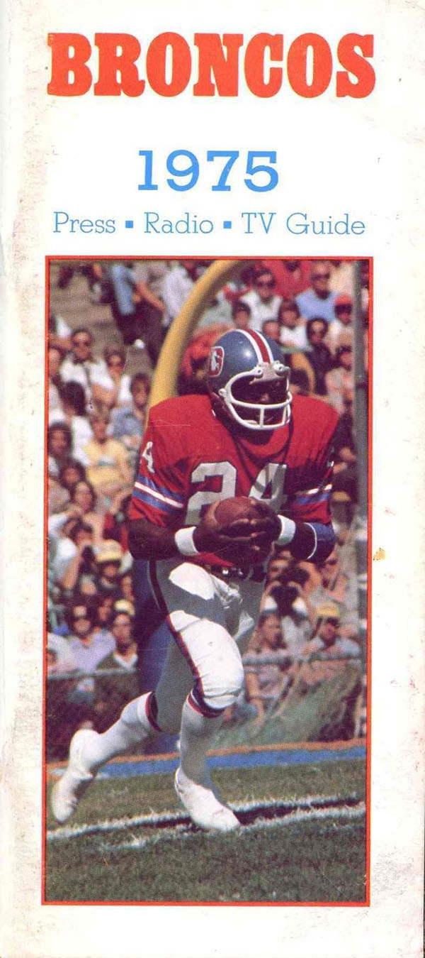 NFL Media Guide: Denver Broncos (1975)