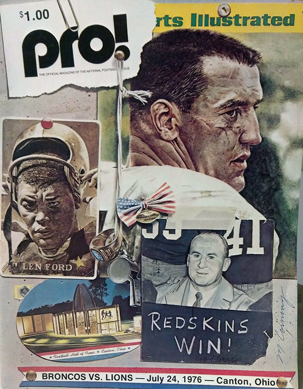 NFL Program: Detroit Lions vs. Denver Broncos (July 24, 1976)