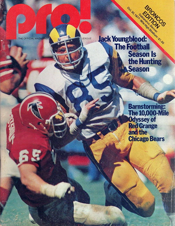 NFL Program: Denver Broncos vs. Oakland Raiders (October 30, 1977)