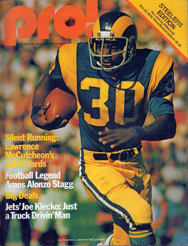 NFL Program: Pittsburgh Steelers vs. Houston Oilers (October 23, 1978)