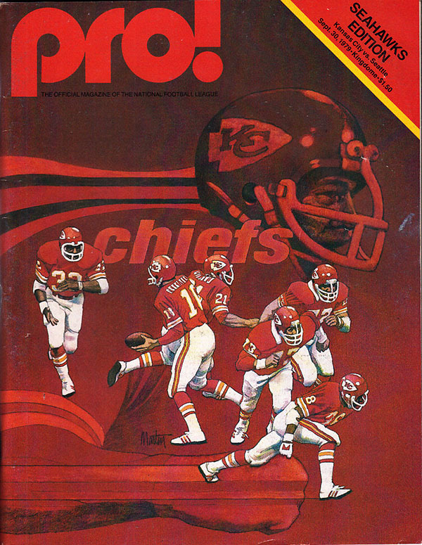 NFL Program Seattle Seahawks vs. Kansas City Chiefs (September 30