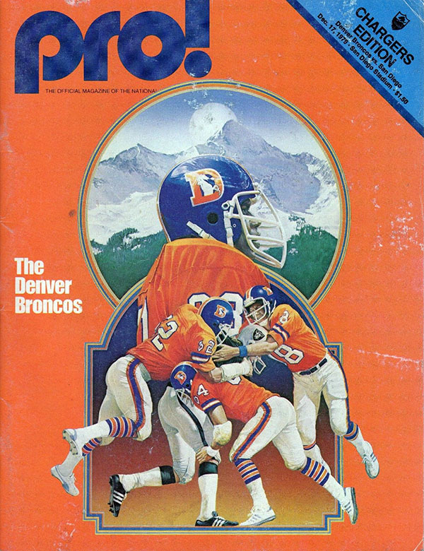 NFL Program: San Diego Chargers vs. Denver Broncos (December 17, 1979)
