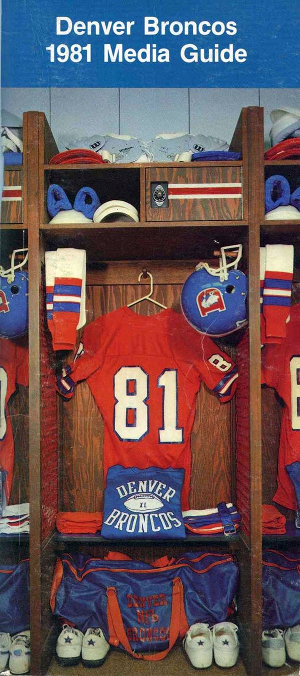 NFL Media Guide: Denver Broncos (1981)