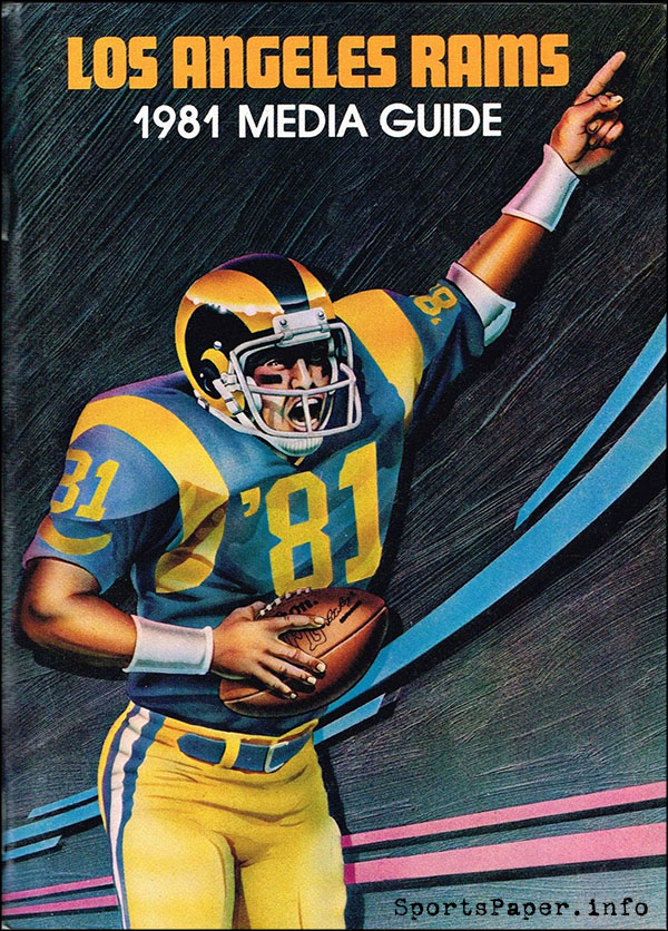 NFL Media Guide: Los Angeles Rams (1981)