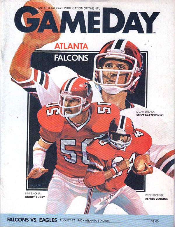 NFL Program: Atlanta Falcons vs. Philadelphia Eagles (August 27, 1982)