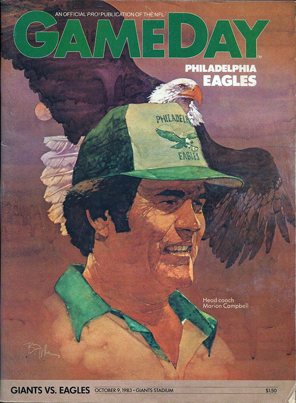 NFL Program: New York Giants vs. Philadelphia Eagles (December 11, 1983)