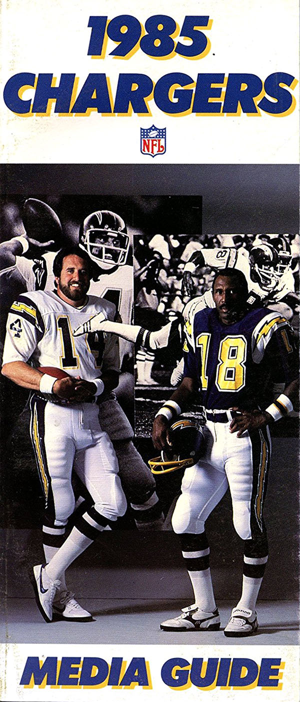 NFL Media Guide: San Diego Chargers (1985)