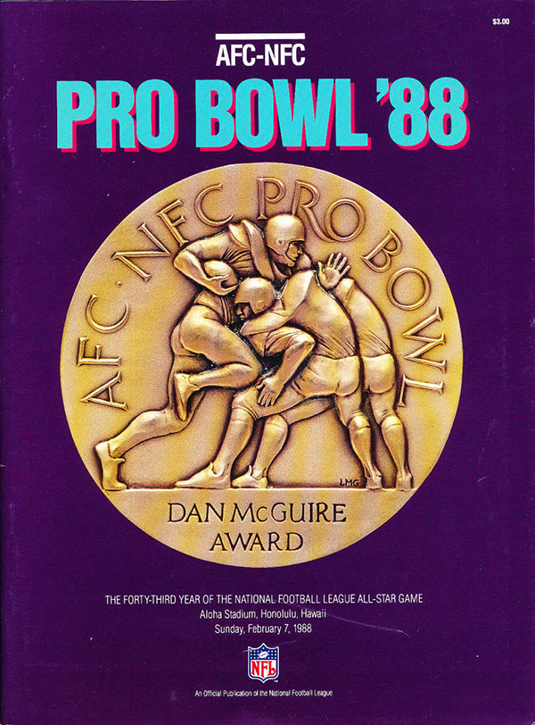 NFL Program 1988 Pro Bowl SportsPaper.info