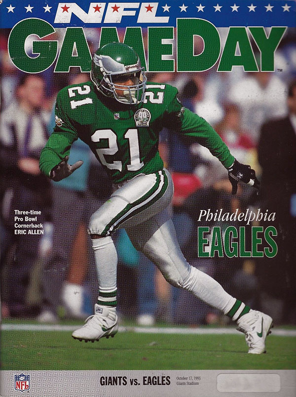 NFL Program: New York Giants vs. Philadelphia Eagles (October 17, 1993)