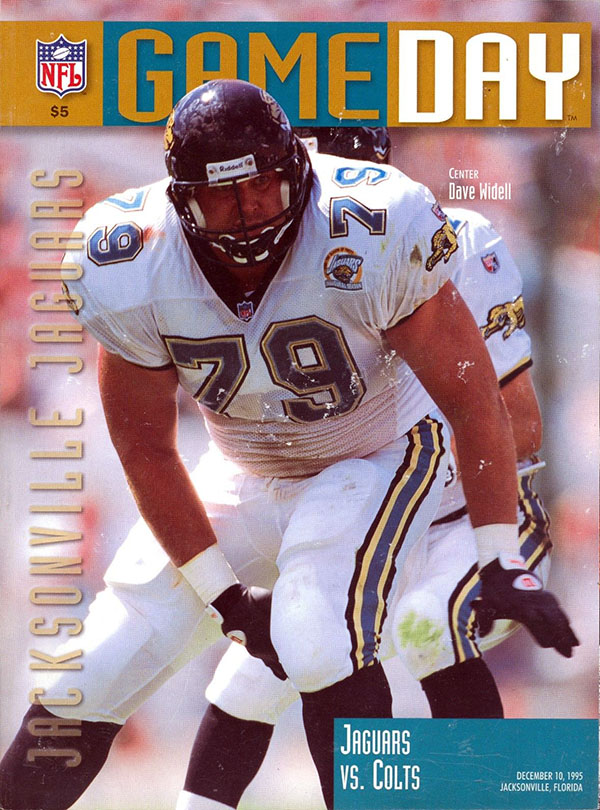 NFL Program: Jacksonville Jaguars vs. Indianapolis Colts (December 10, 1995)