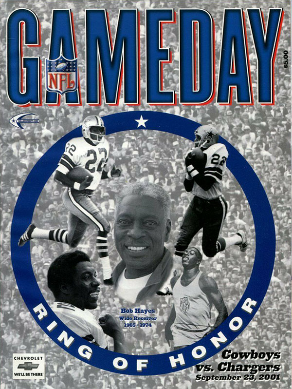 NFL Program: Dallas Cowboys vs. San Diego Chargers (September 23, 2001)