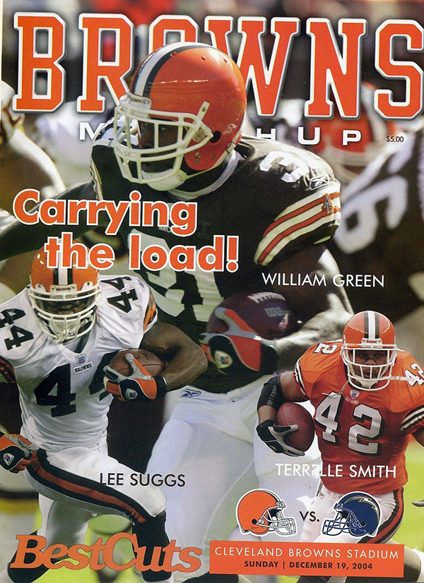 NFL Program: Cleveland Browns vs. San Diego Chargers (December 19, 2004)