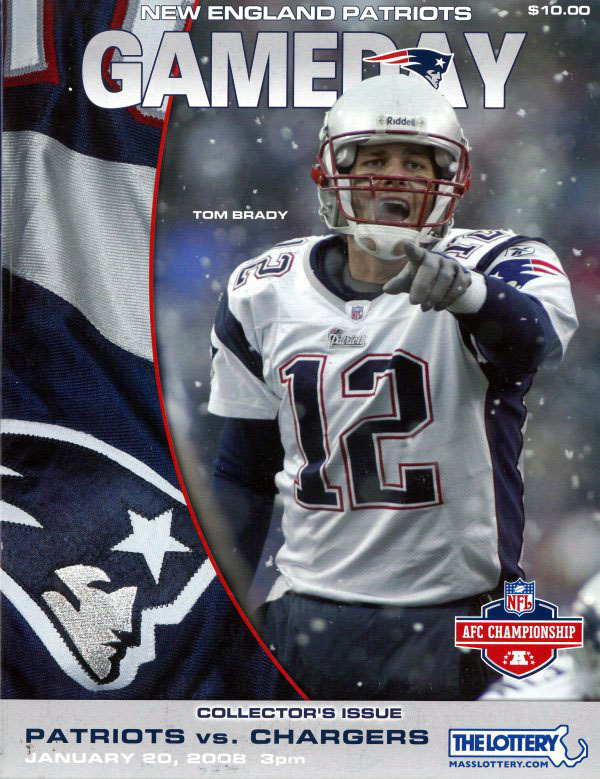 NFL Program: New England Patriots vs. San Diego Chargers (January 20, 2008)