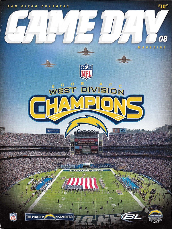 NFL Program: San Diego Chargers vs. Indianapolis Colts (January 3, 2009)