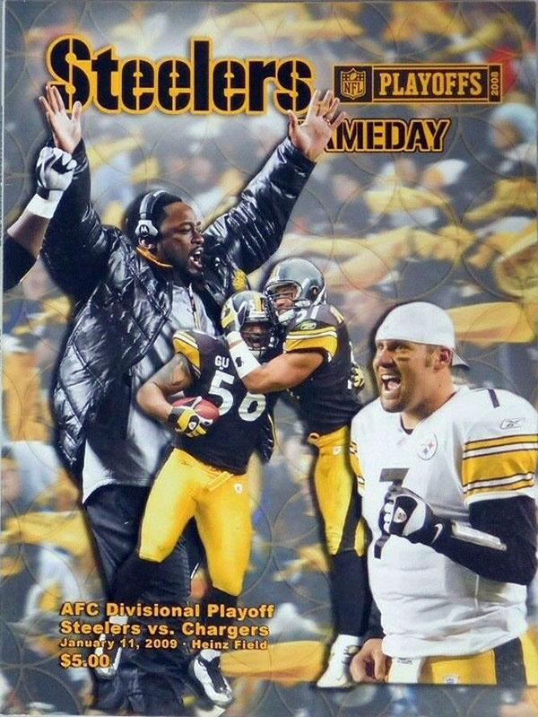 NFL Program: Pittsburgh Steelers vs. San Diego Chargers (January 11, 2009)