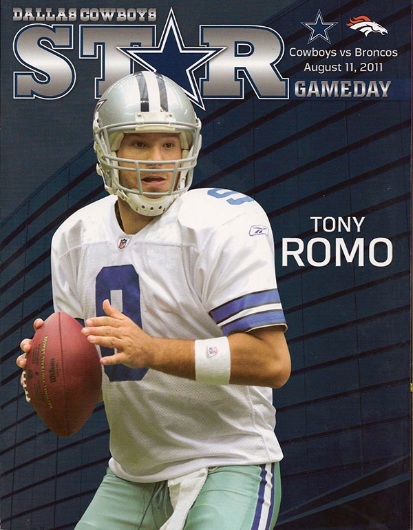 NFL Program: Dallas Cowboys vs. Denver Broncos (August 11, 2011)