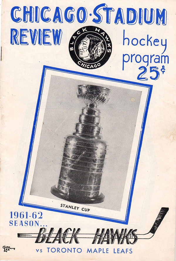 NHL Program: Chicago Black Hawks (1961-62)