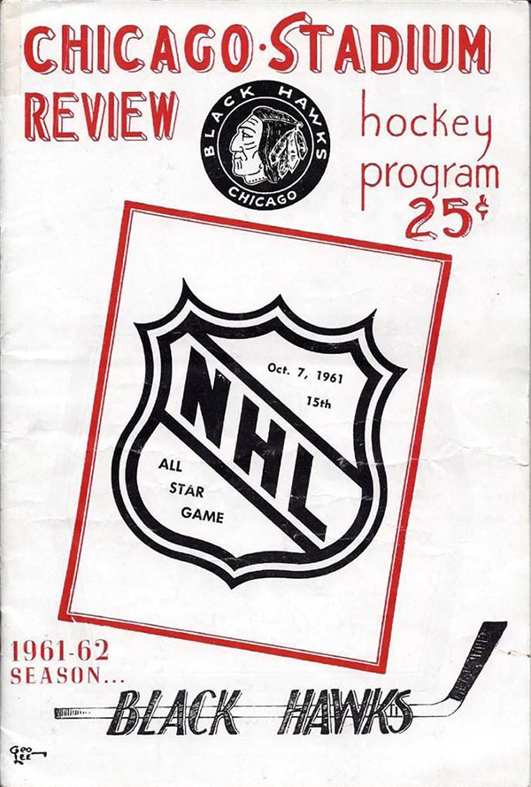 NHL Program: Chicago Black Hawks (1961-62)