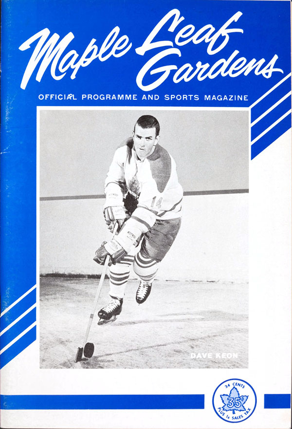 NHL Program Toronto Maple Leafs (196364) SportsPaper.info