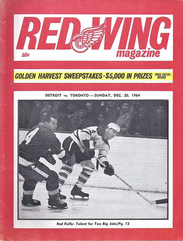 NHL Program: Detroit Red Wings (1964-65)